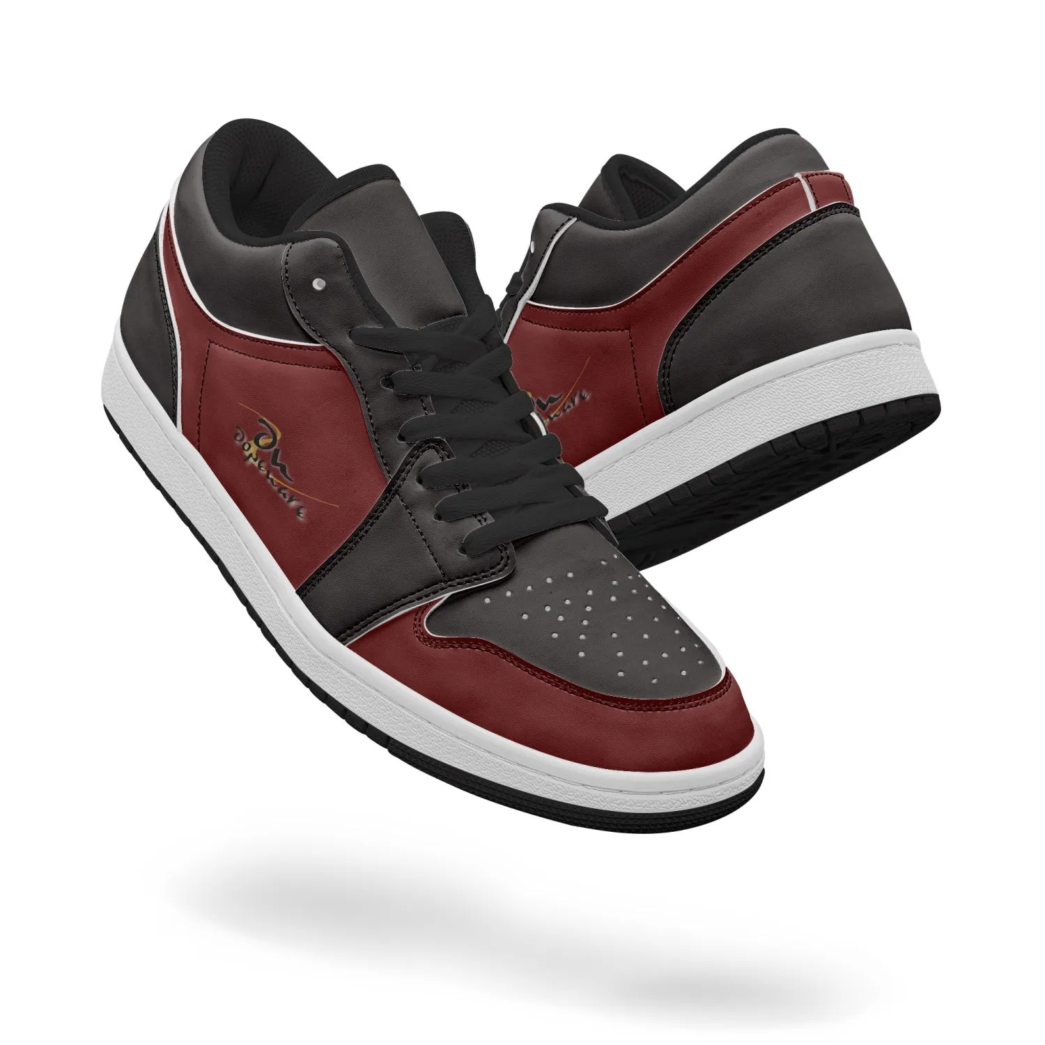 366. Type 2 Low-Top AJ1 Leather Sneakers