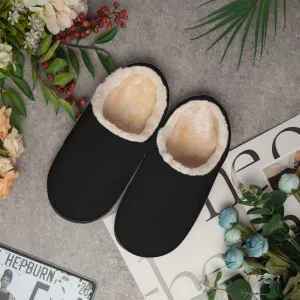 Black Unisex |  Fluffy Bedroom Slippers