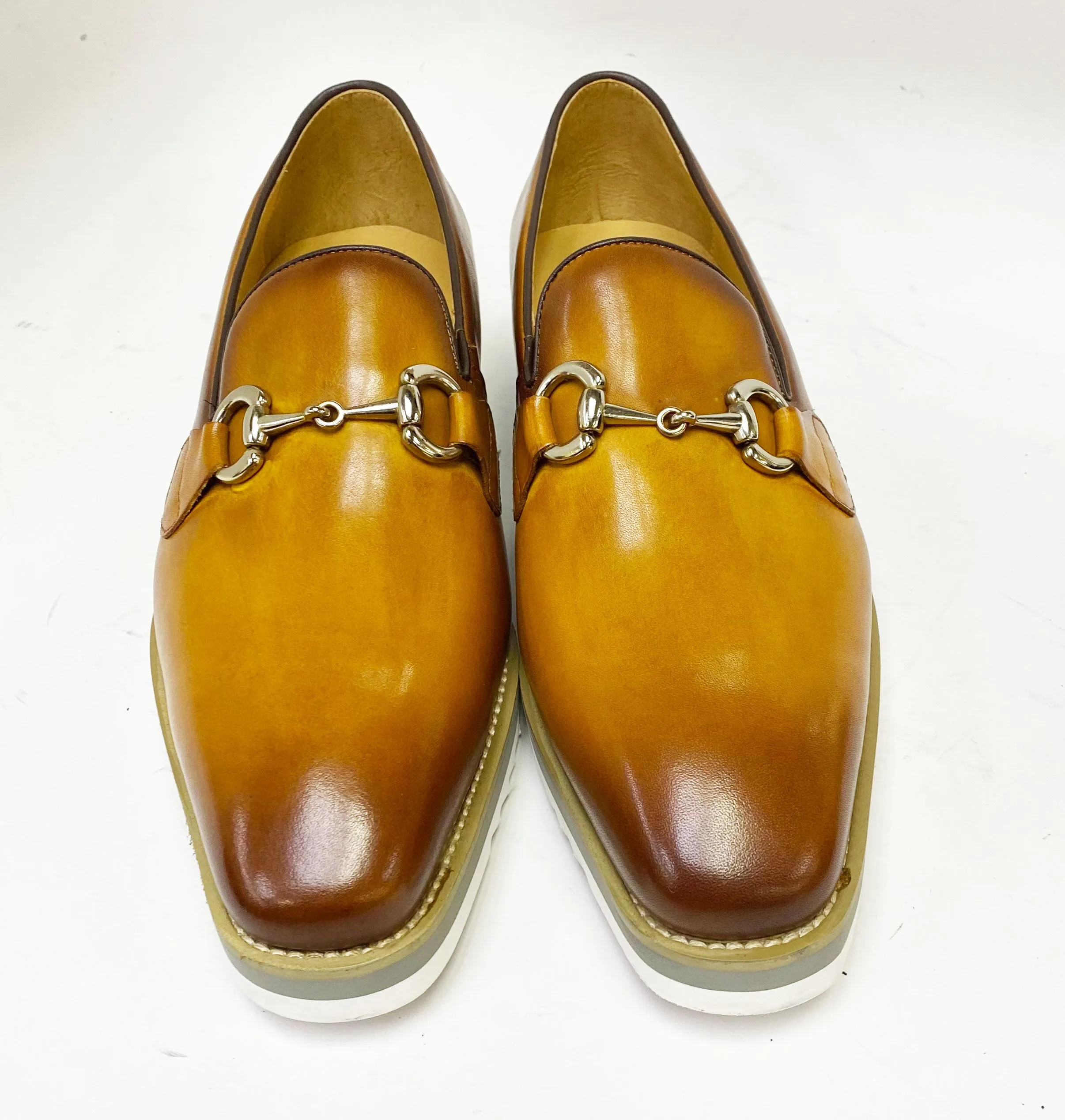 Calfskin Slip-On Horsebit Loafer Cognac