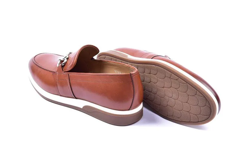 Corrente Calfskin Slip-On Casual Loafer Tan