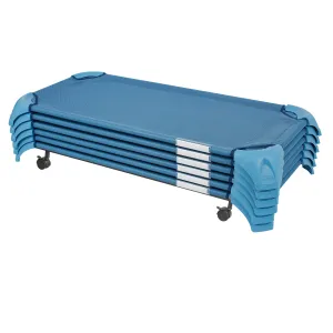 Cozy Cot Trolley with 6 Stackable Cozy Cots with Storage