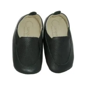 Czarque Black Snake Baby Loafers