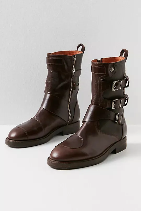 Free People WTF Dusty Buckle Boot