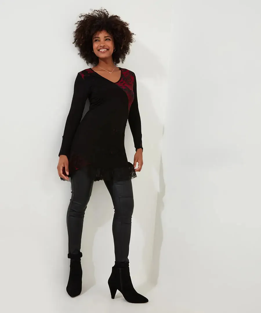 Joe Browns 18 Black Joe's Favourite Cutabout Jersey Tunic