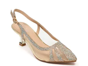 Lady Couture Macy Shoes, Metallic Gold