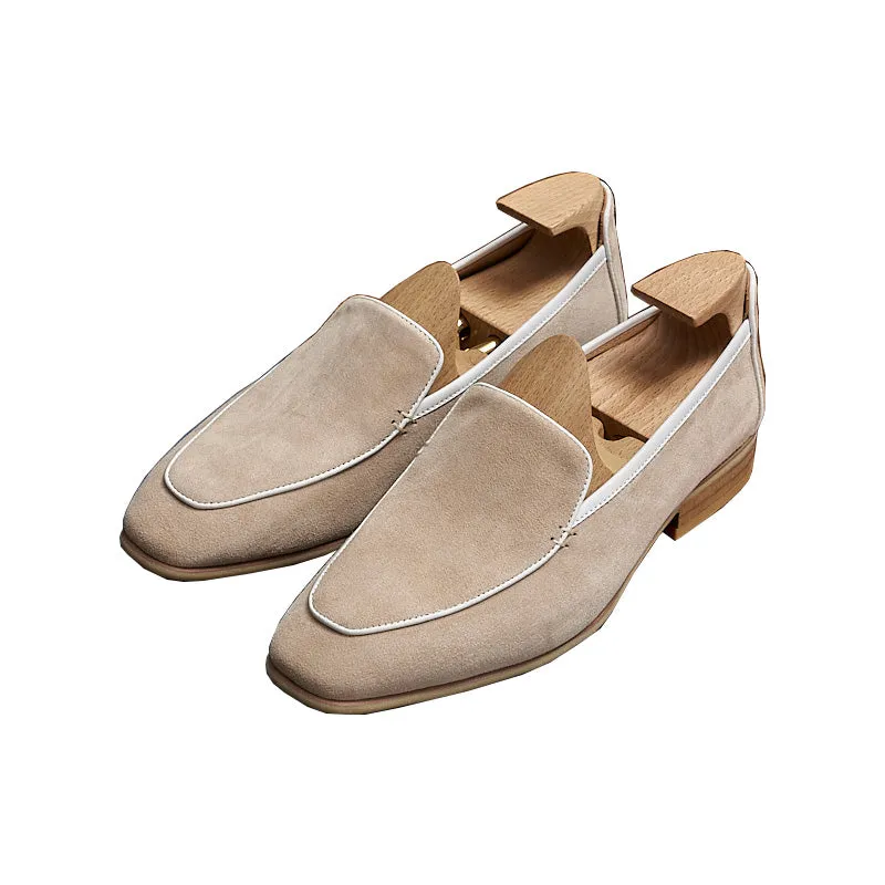 LuxeLeather Chic Hazel Slip-on Loafers