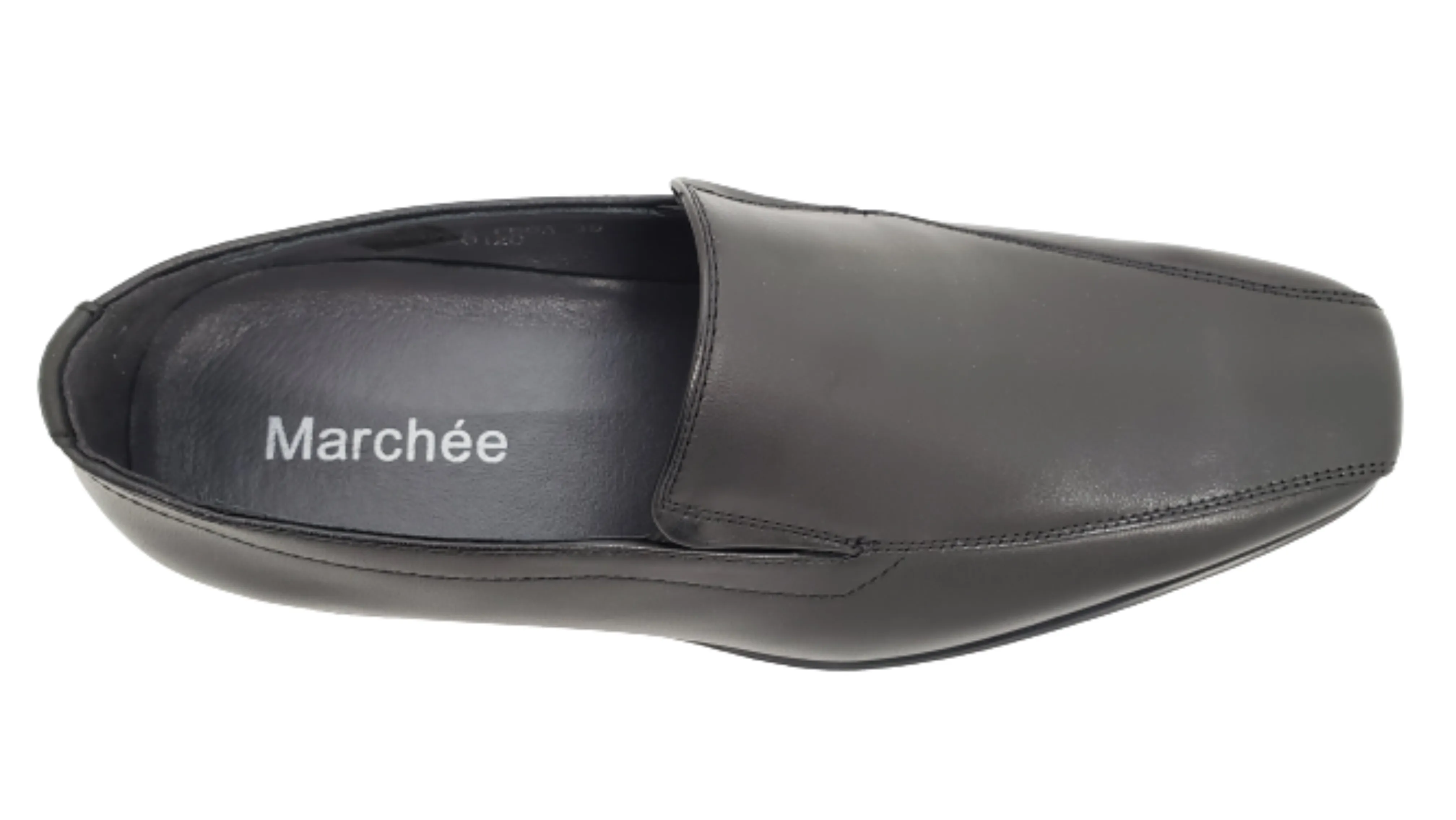 Marchée Men's Black Slip-On Shoe