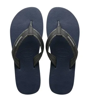 Men's Urban Material Flip Flops - Indigo Blue