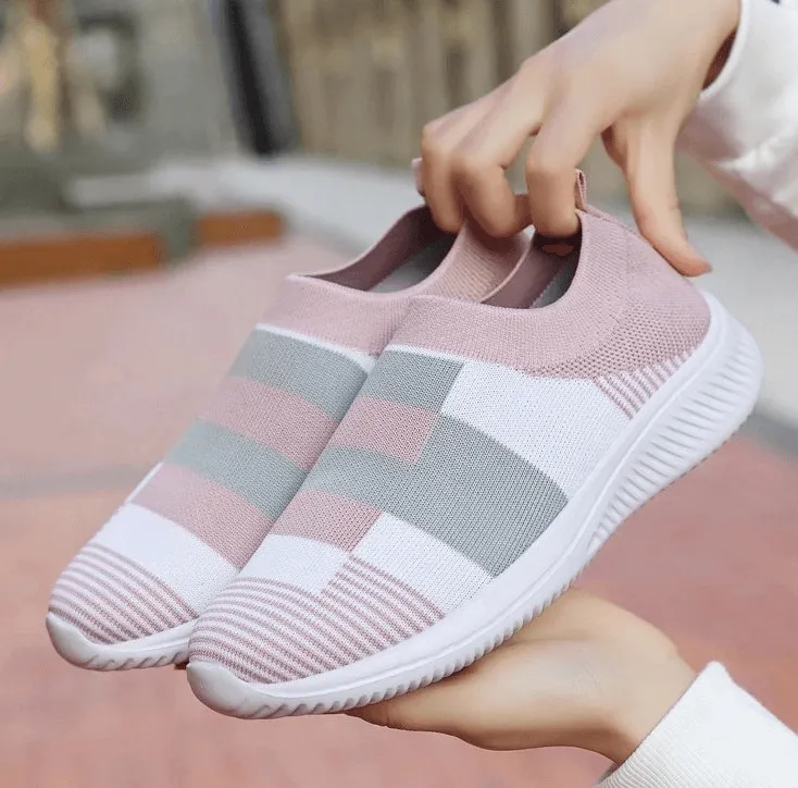 Mesh Breathable Women's Shoes / Stylish Sports Sneakers - SF0267