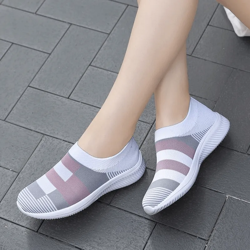 Mesh Breathable Women's Shoes / Stylish Sports Sneakers - SF0267