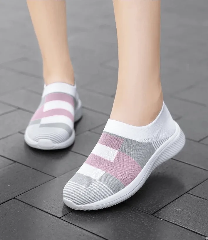 Mesh Breathable Women's Shoes / Stylish Sports Sneakers - SF0267