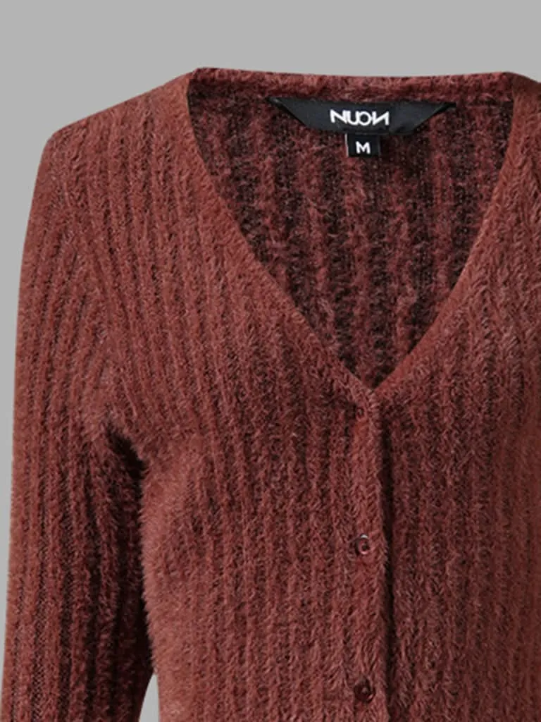 Nuon Brown Knitted Sweater