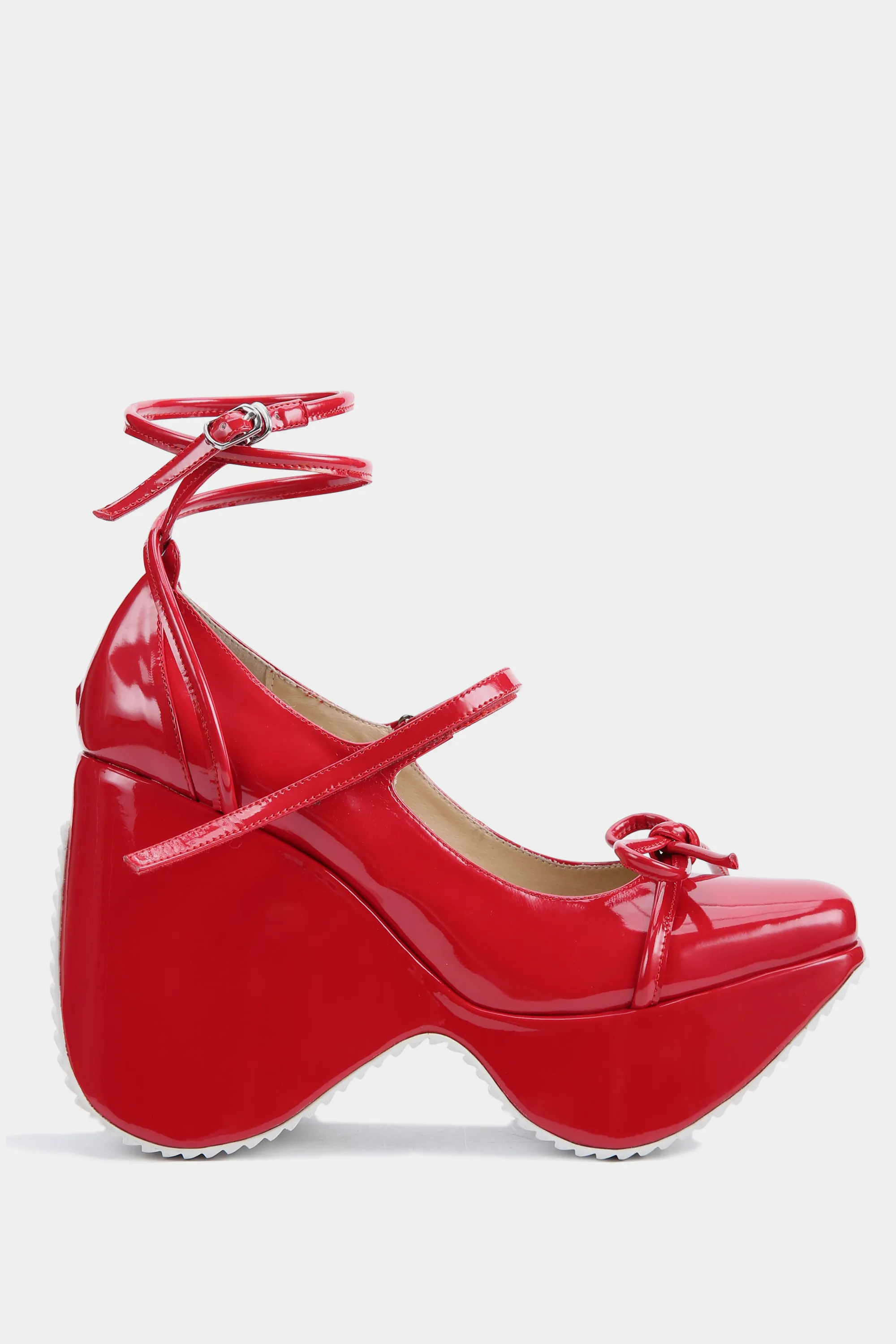 Paola Platforms - Sporty Red