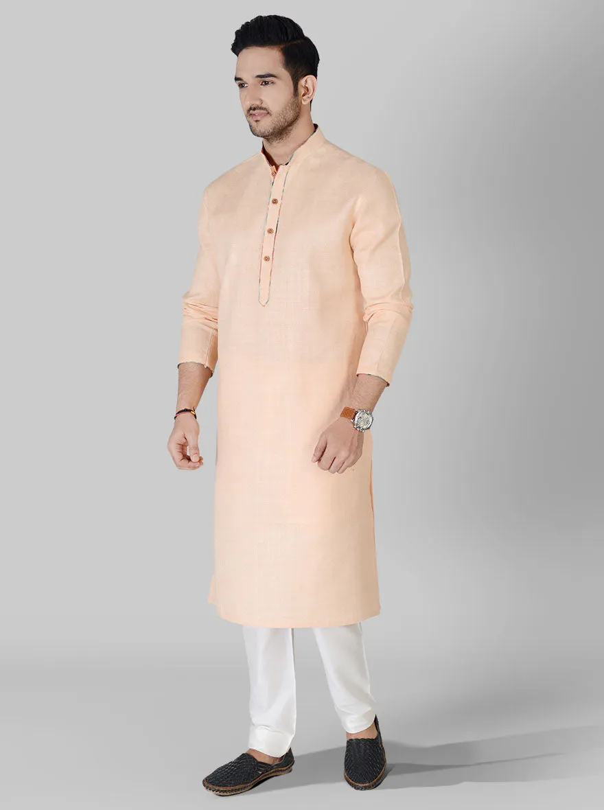 Peach Kurta Set | TULA