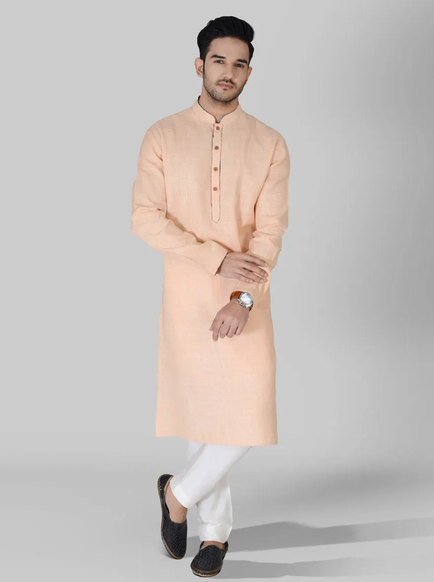 Peach Kurta Set | TULA