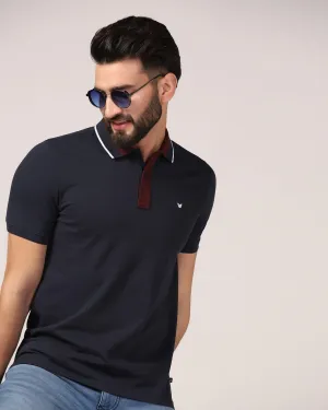 Polo Navy Solid T-Shirt - Tipper