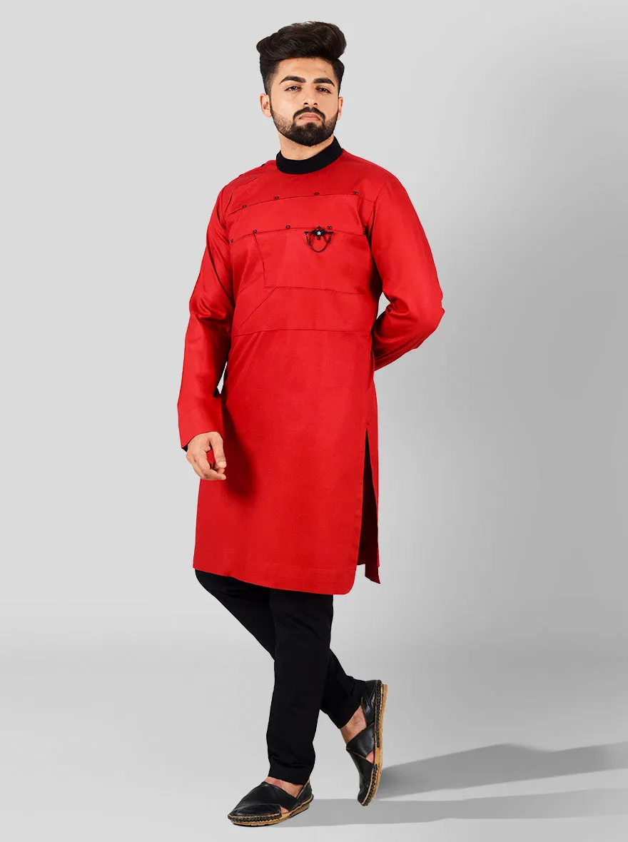 Red Kurta | Azania