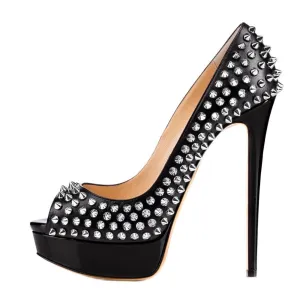 Rivet Super High Heel Women's Shoes