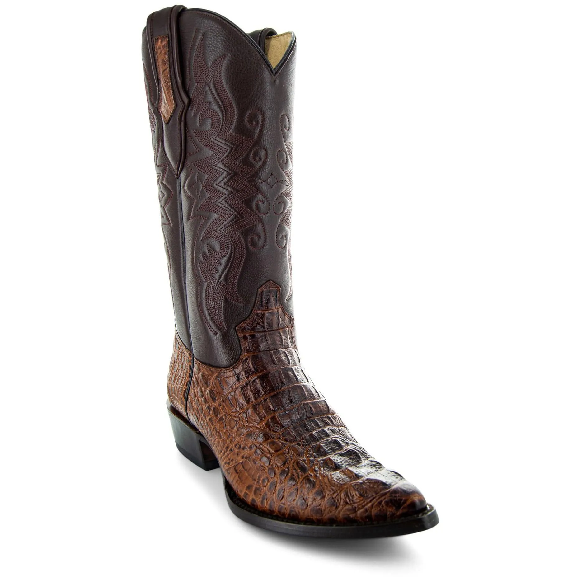 Soto Boots Men's Gator Tail Print Cowboy Boots (H7006)