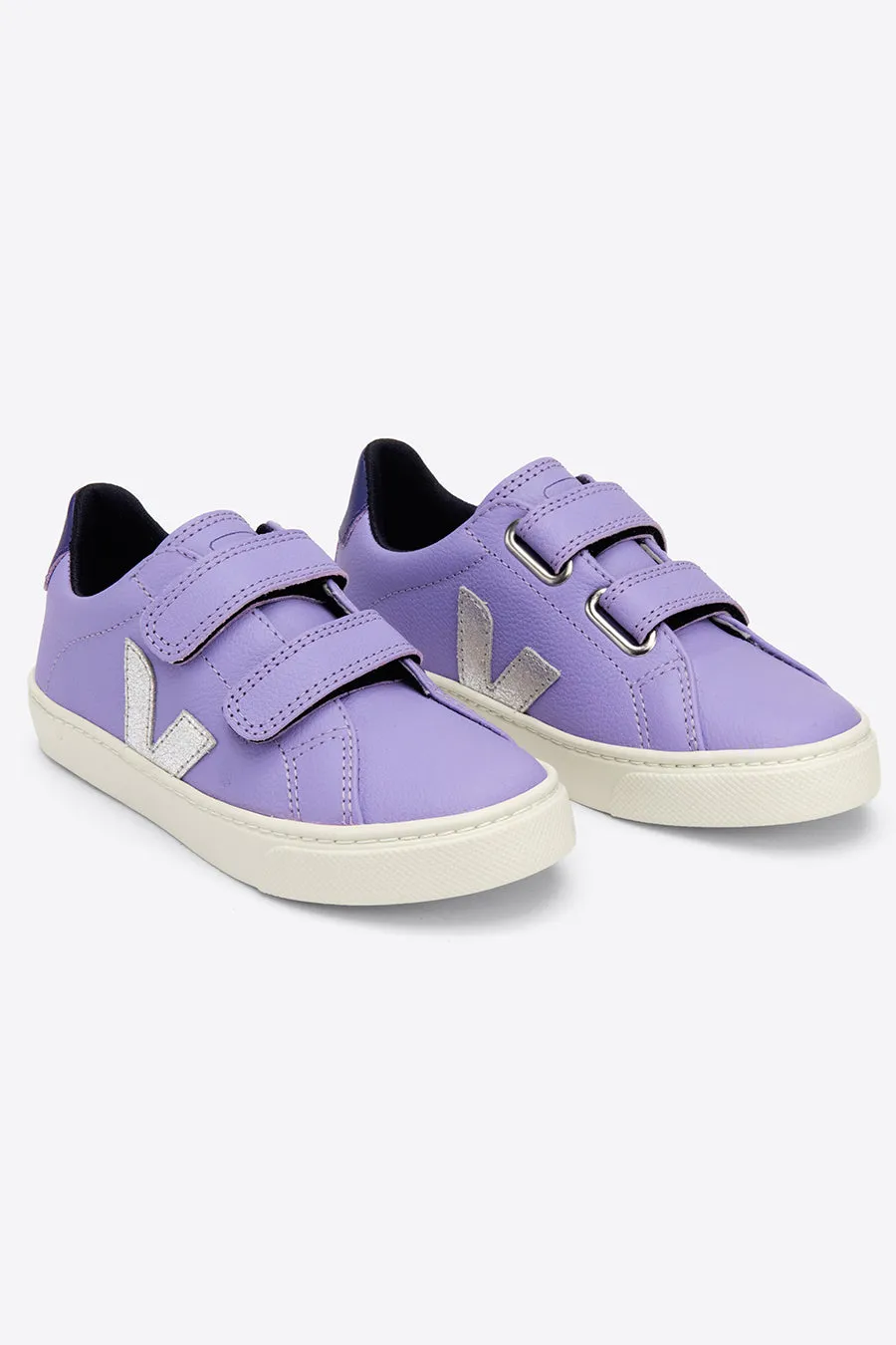 Veja Esplar Velcro Kids Shoes - Solid Lavender