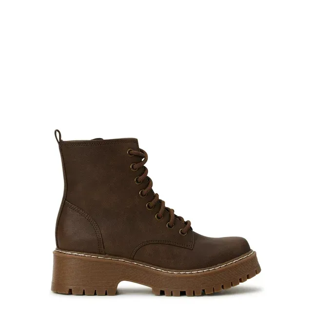 Women's Lug Sole Combat Boots